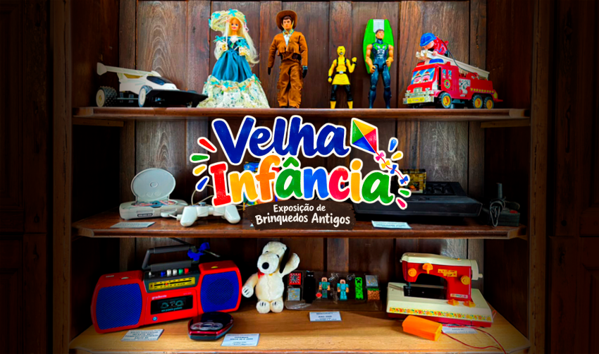 LEMBRA DE COMO ERA BRINCAR ANTIGAMENTE? EXPOSIÇÃO REÚNE BRINQUEDOS QUE MARCARAM GERAÇÕES
