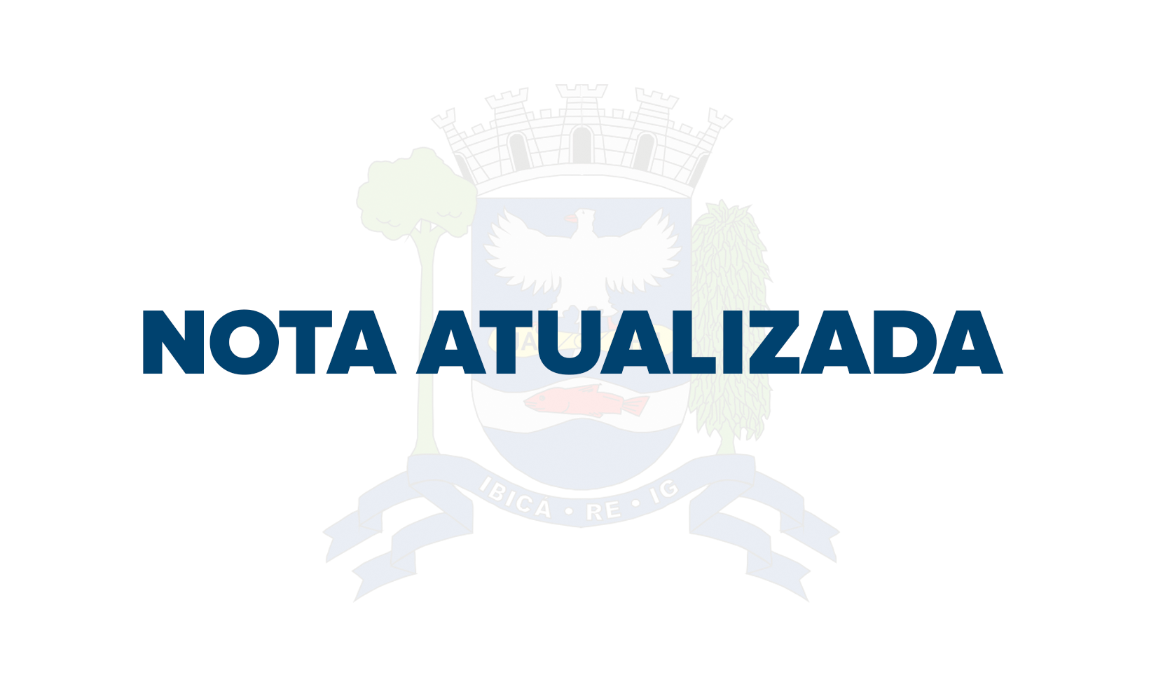 NOTA ATUALIZADA - FALTA DE ÁGUA NO CILA BAUAB