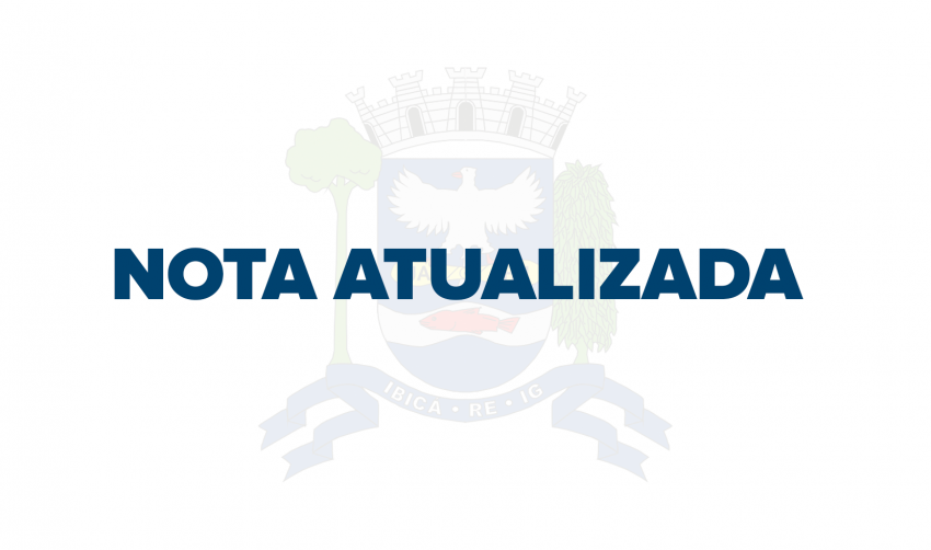 NOTA ATUALIZADA - FALTA DE ÁGUA NO CILA BAUAB