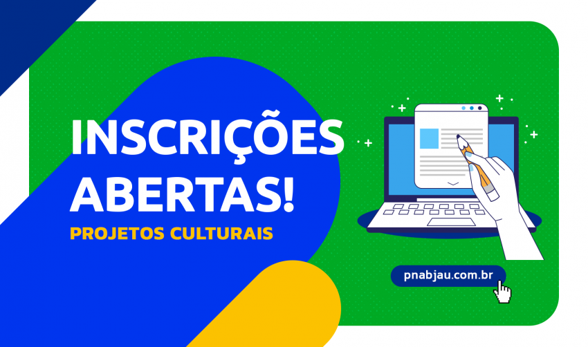 PNAB: INSCRIÇÕES PARA PROJETOS CULTURAIS COMEÇAM NESTA QUARTA-FEIRA (21)
