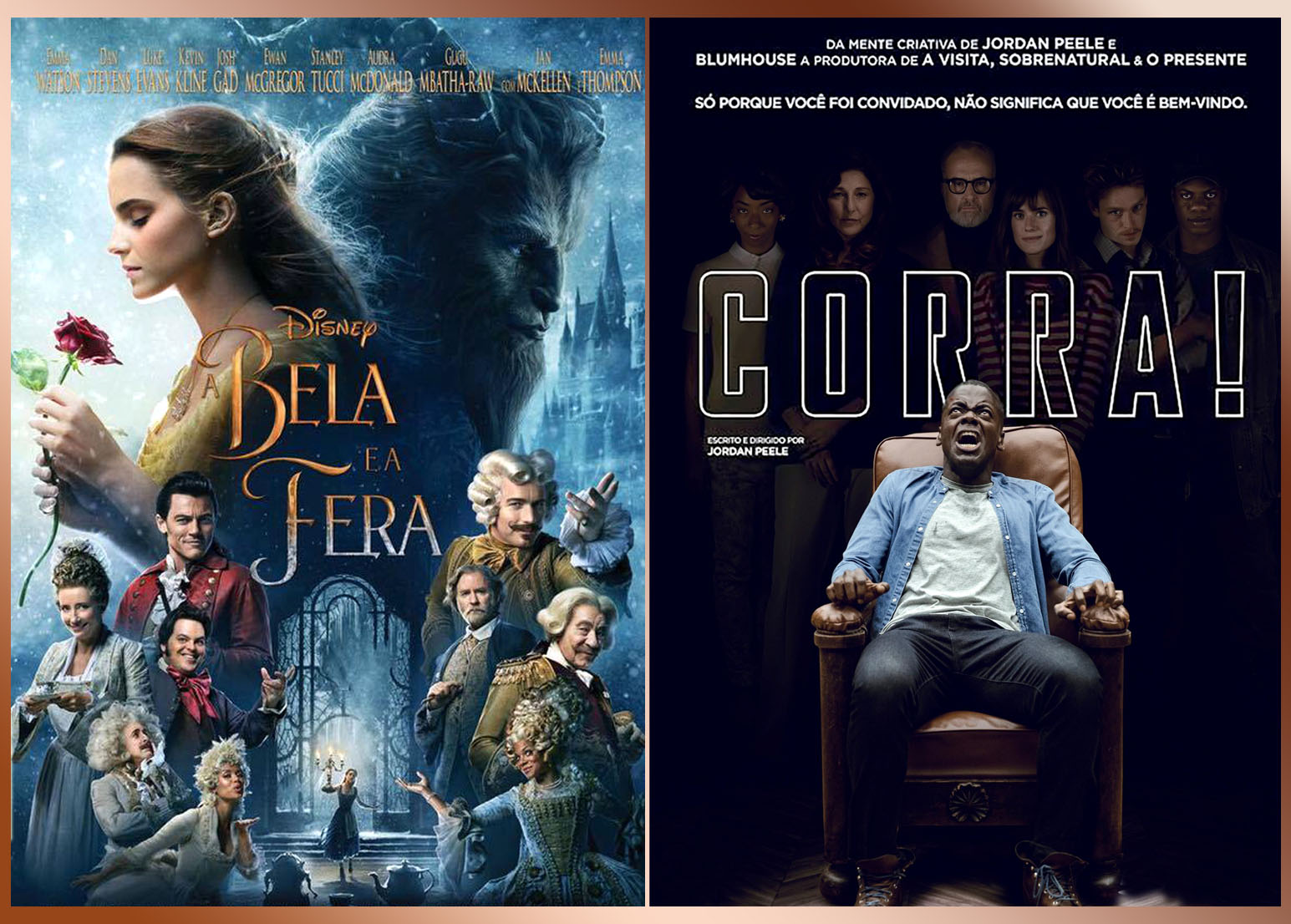 Cinema Municipal exibe A BELA E A FERA e CORRA!