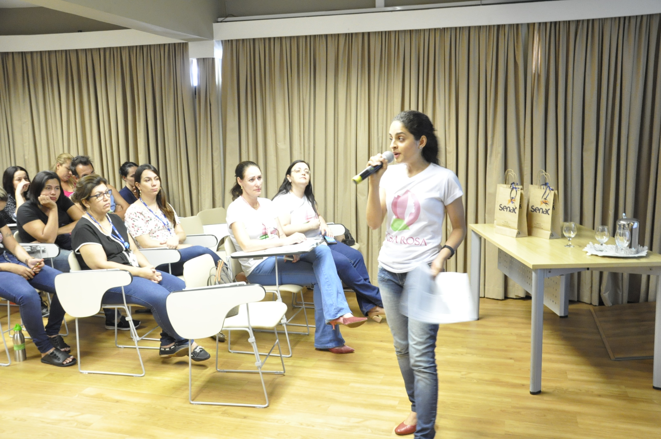 Palestra: Tipos de violências contra a mulher - FOTOS