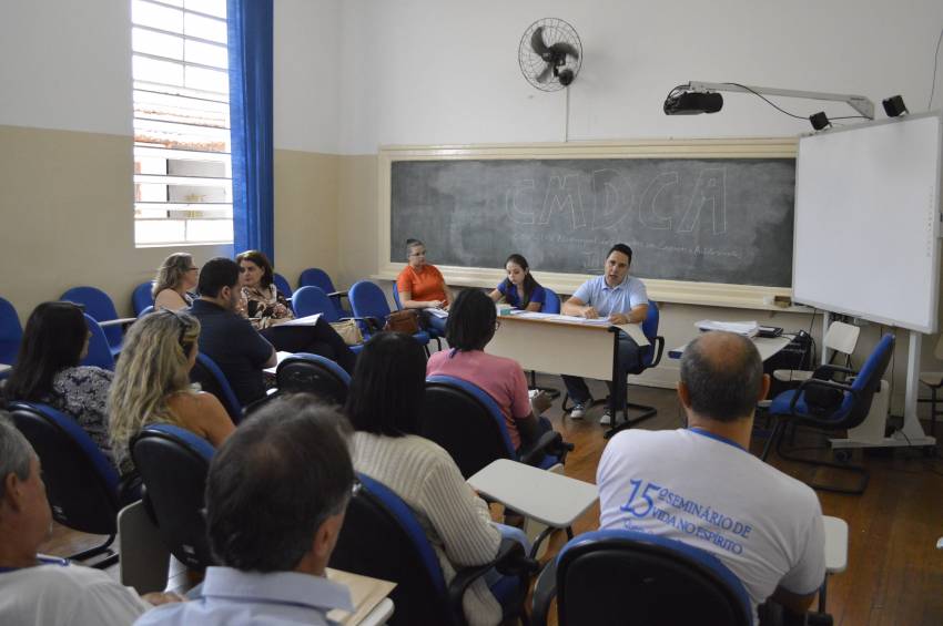 Reunião do Conselho Municipal dos Direito da Criança e do Adolescente