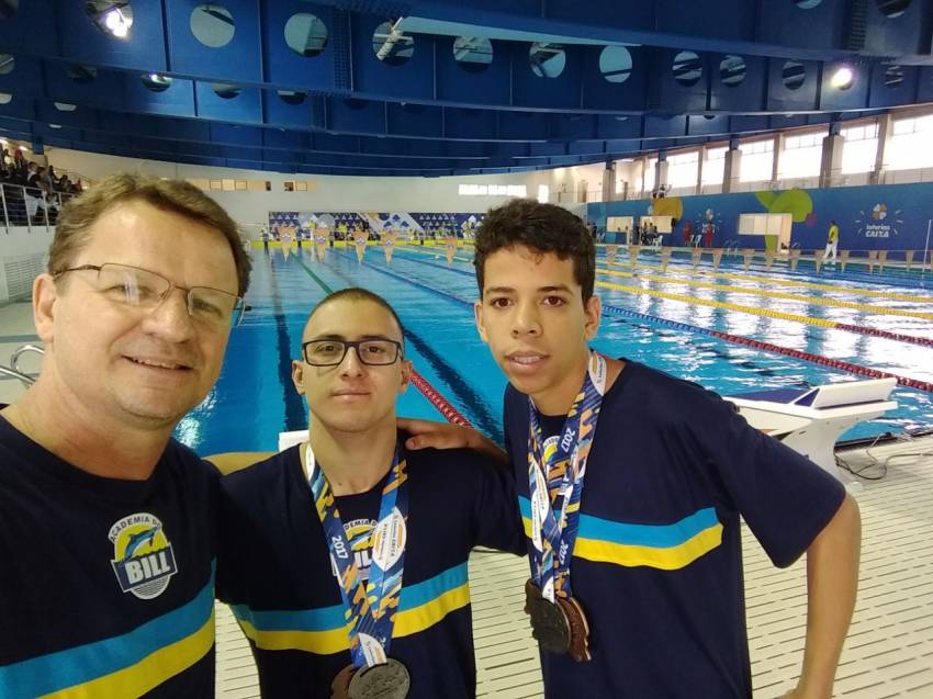 Natação jauense paraolímpica disputa II Etapa Circuito Caixa