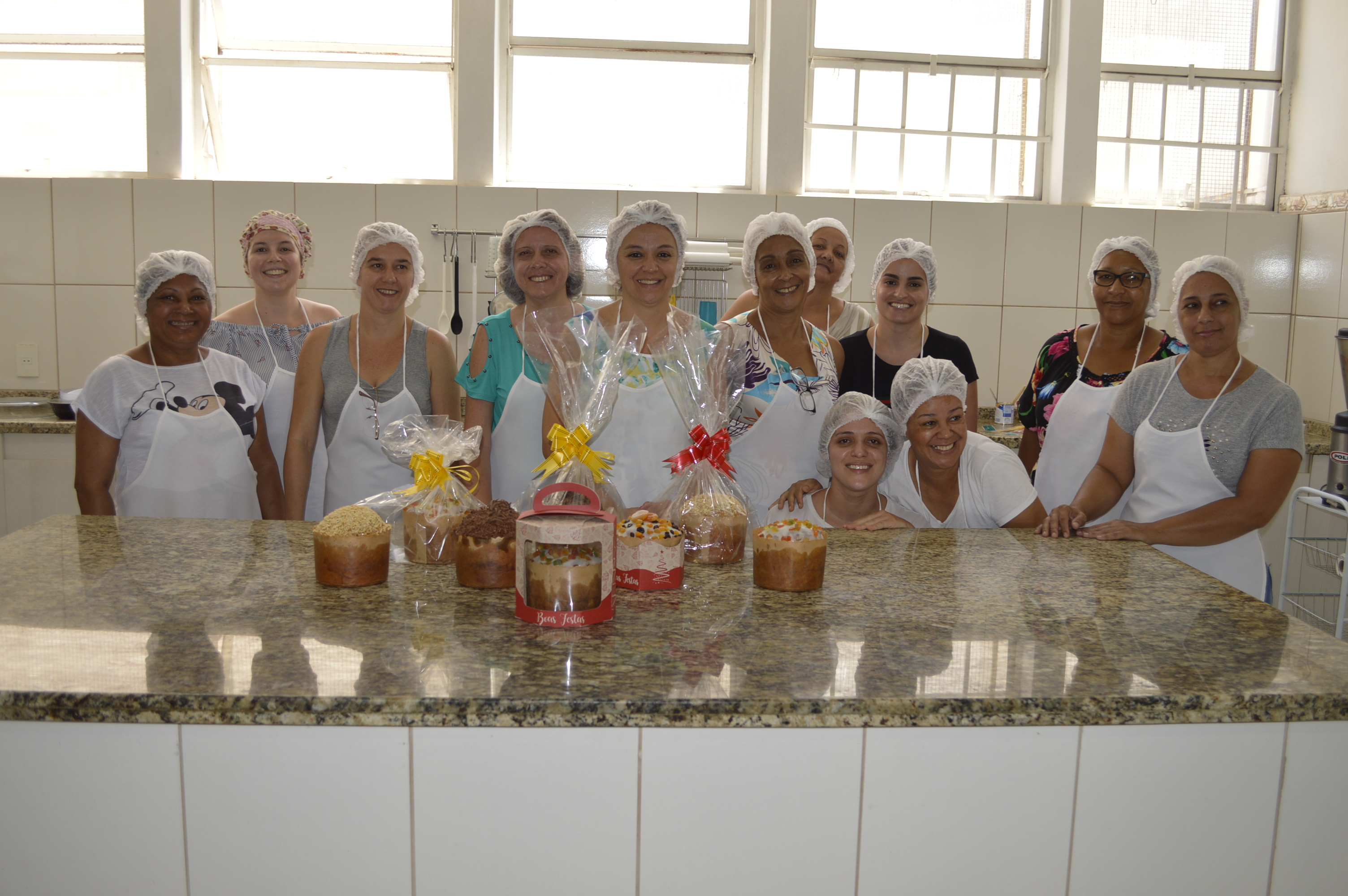 4ª turma do curso de Panetone Gourmet - FOTOS