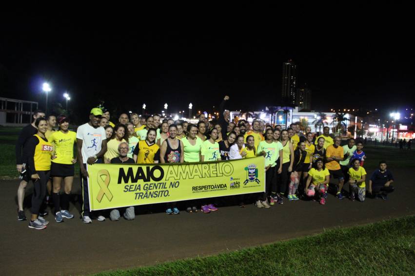 Maio Amarelo: Treino de corrida 5 km no Kartódromo - FOTOS