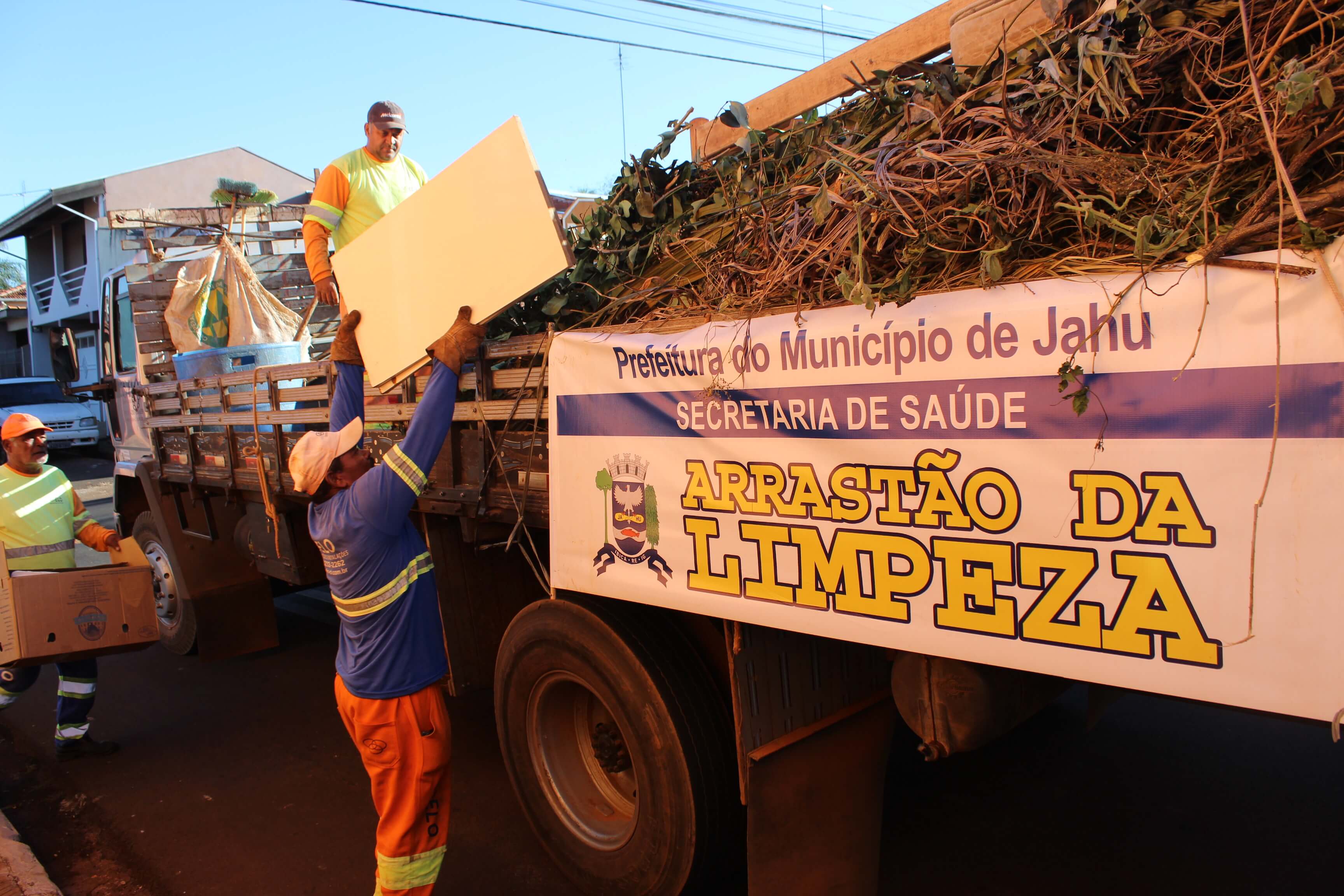 Prefeitura de Jahu faz balanço dos arrastões de limpeza
