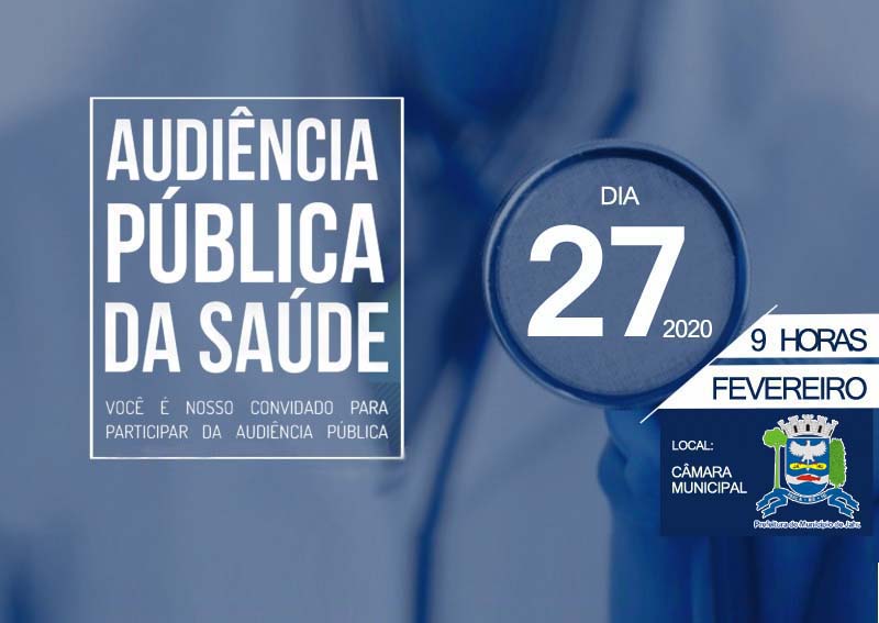 Audiência Pública é realizada pela Secretaria de Saúde