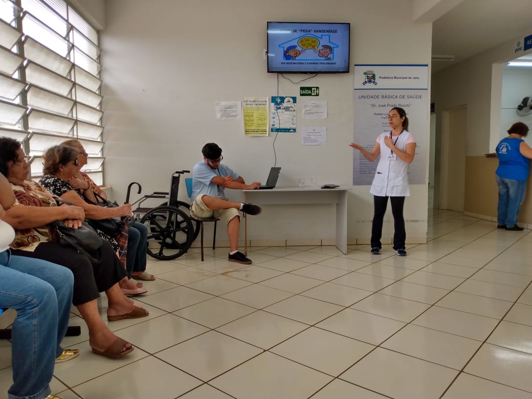 Servidores da Saúde desenvolvem atividades educativas sobre Hanseníase