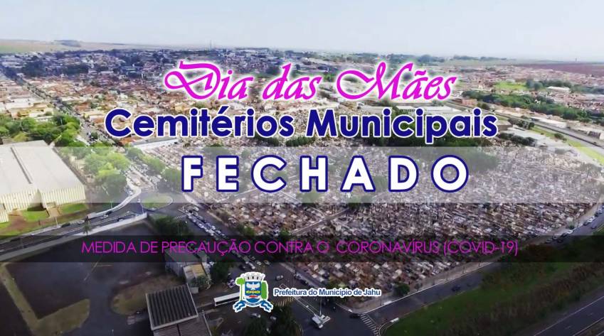 Dia das Mães: Cemitérios fechados devido ao COVID-19