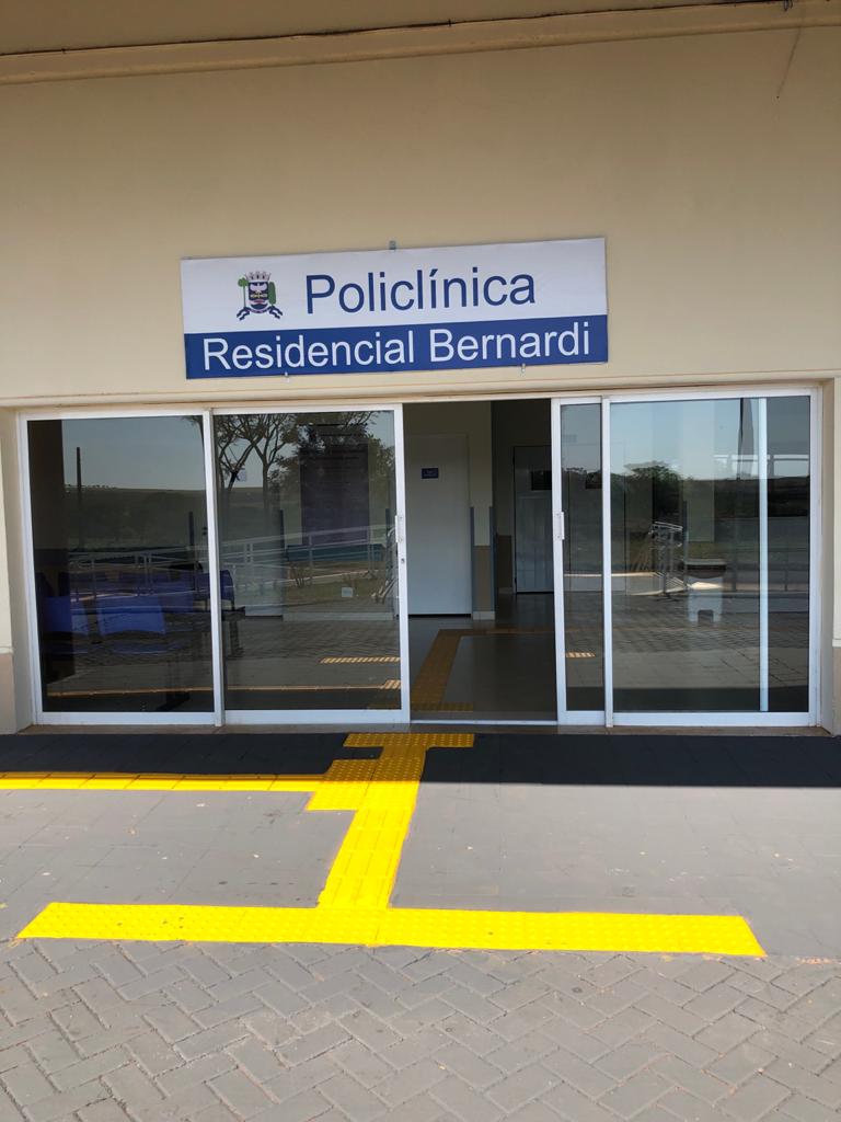 Policlínica Residencial Bernardi: funcionamento a partir de segunda-feira