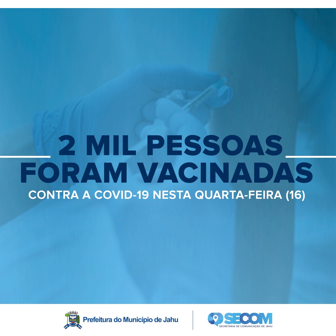 BALANÇO DA VACINAÇÃO