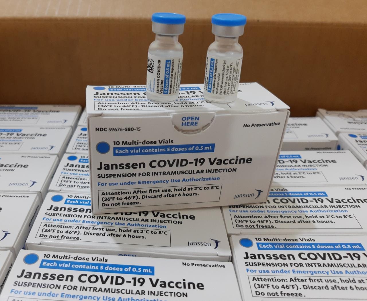 PREFEITURA RECEBE PRIMEIRAS DOSES DA VACINA DA JANSSEN